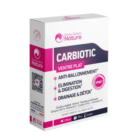 Carbiotic- 30 gélules- Prescription Nature